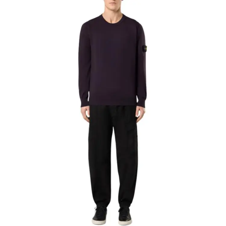 STONE ISLAND Sweater Men's Burgundy-2