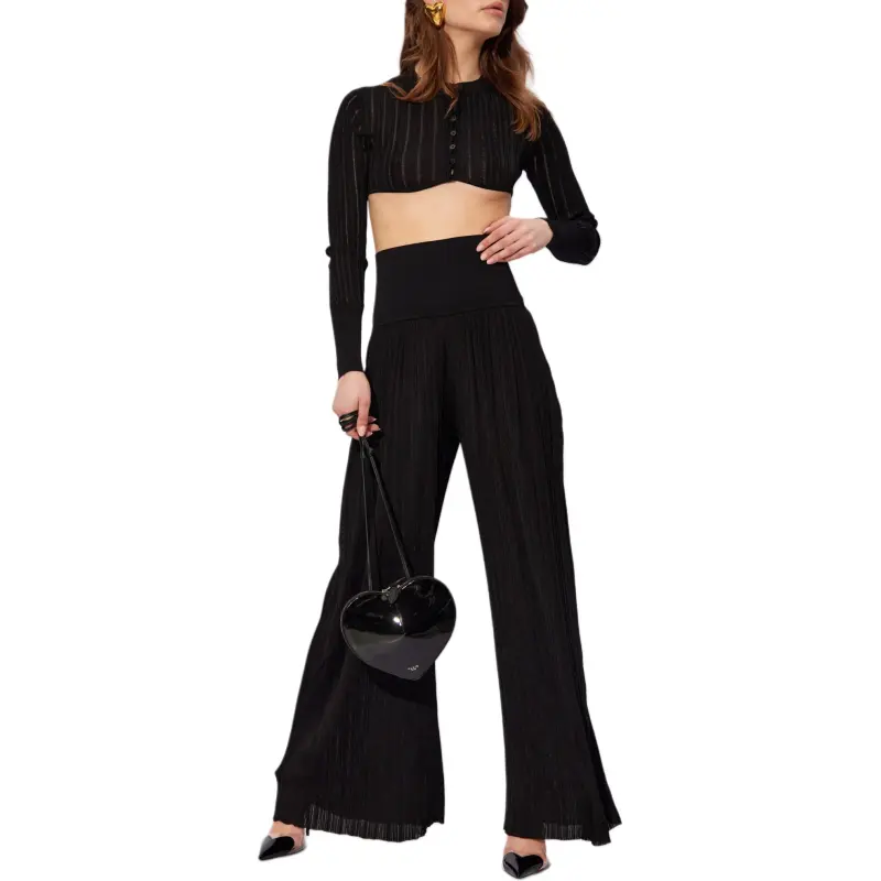Alaia High Waist Knitted Pants-1