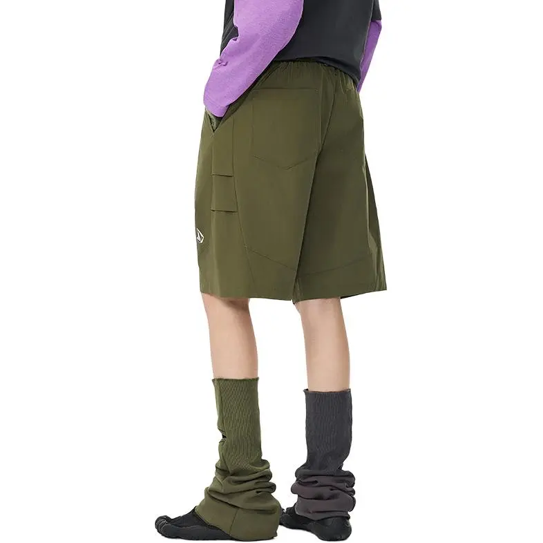 VOLCOM SS25 Casual Shorts Unisex Army Green-4