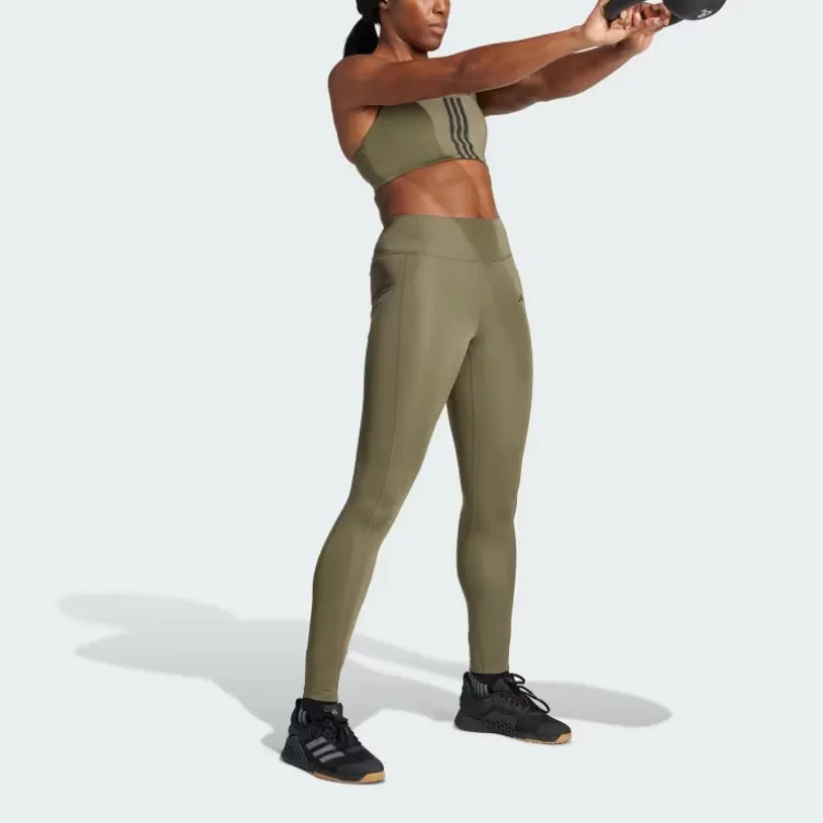 Adidas Free Shipping With AdiClub Optime Full Length Leggings-4