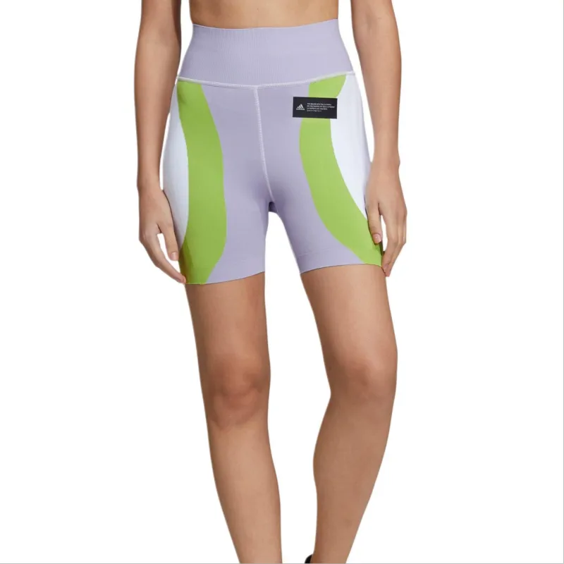 Adidas Primeknit Sports Shorts Women's Light Purple-2