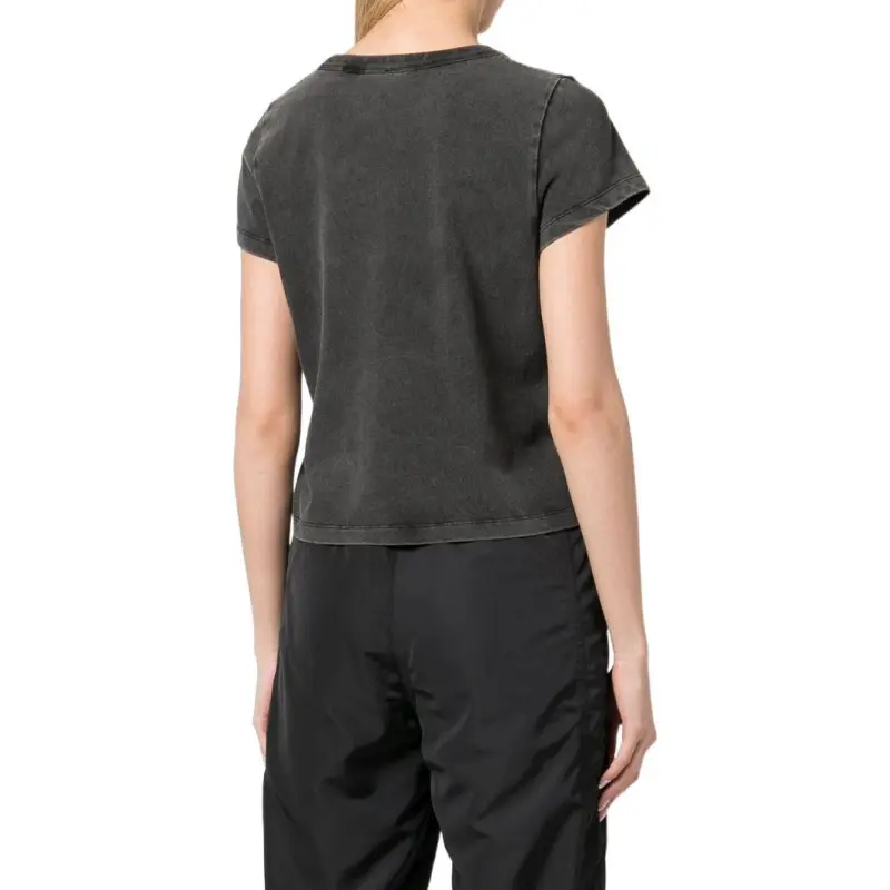 Alexander Wang Acid wash Logo T shirt-3