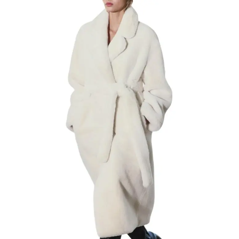 ZARA Coats Women's White-3