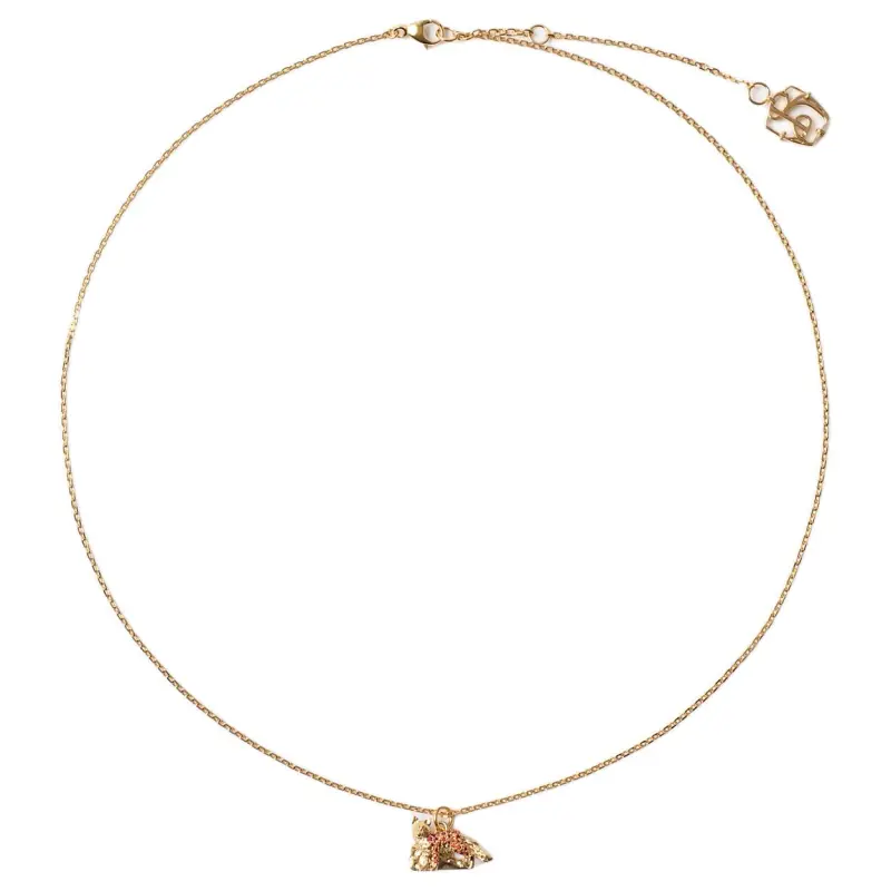 Burberry Gold Plated, Cubic Zircon, Brass Necklaces Women's Gold-1