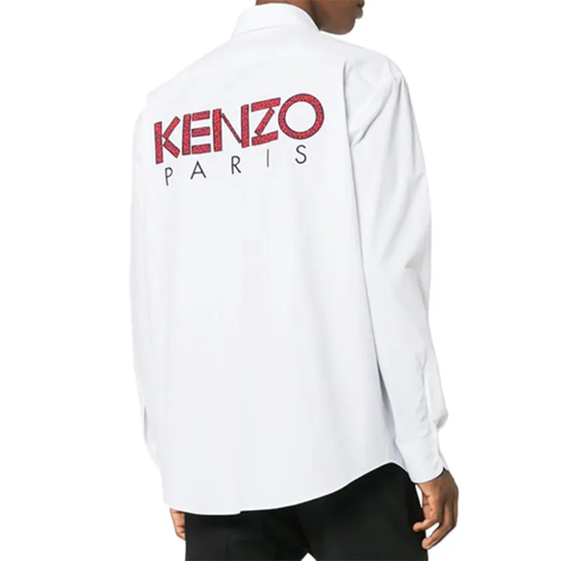 KENZO Shirts Men White-3