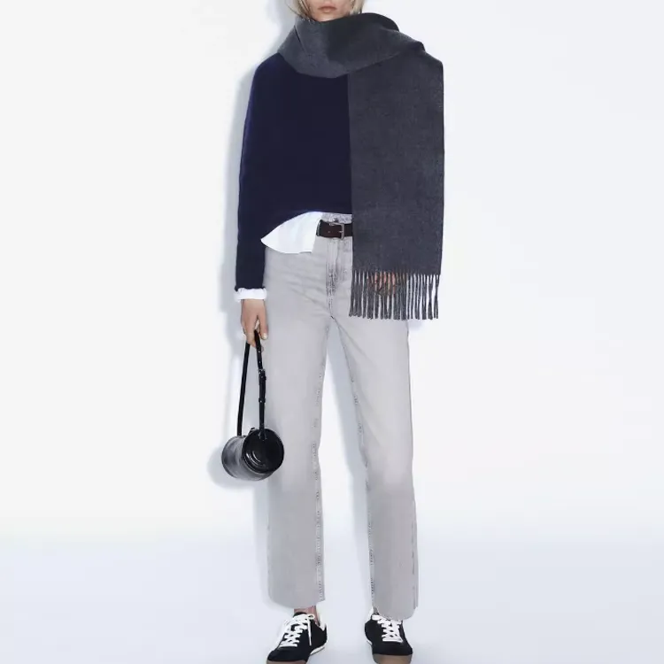 ZARA Jeans Women's Light Gray-1