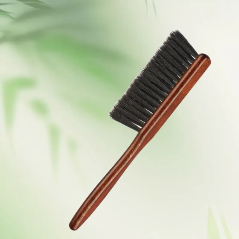 EUROSTIL Wooden Haircut Neck Brush Soft And Skin friendly 1 Pack-2