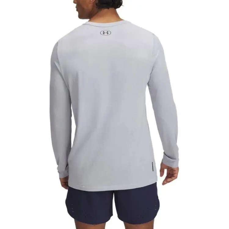 Under Armour RUSH SeamlessLegacy SS25 T-Shirt Men's Modern Gray-1