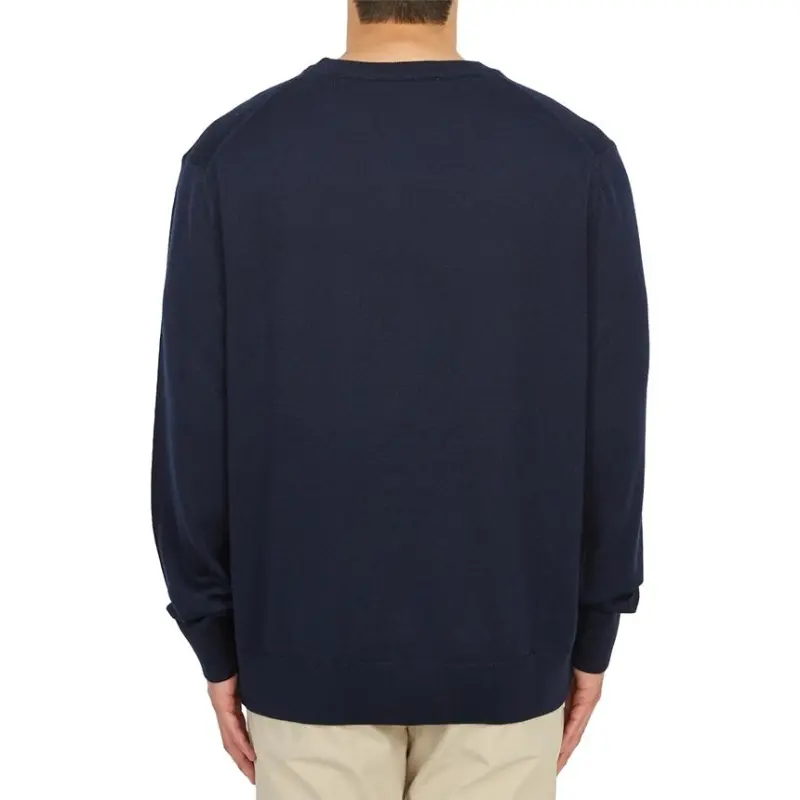 Maison Kitsune Fox Head Patch Long Sleeved Jumper-3