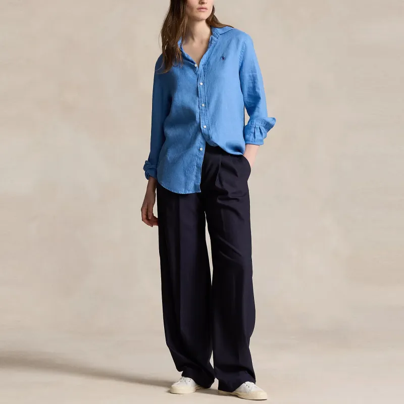 Polo Ralph Lauren Polo Pony embroidered Linen Shirt-2