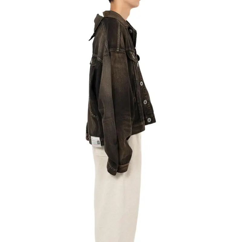 Maison Mihara Yasuhiro Both Sides Front Denim Jacket-5