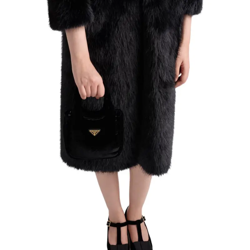 PRADA Coats Women's Black-4
