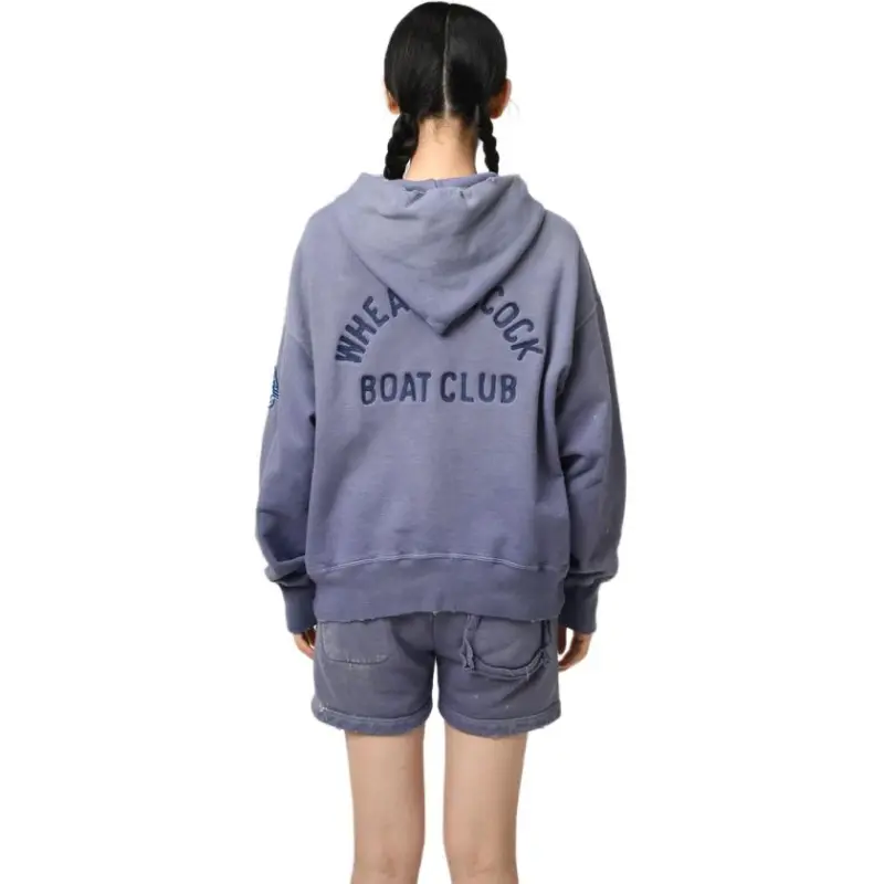 Bowwow SS25 BOAT CLUB ZIP HOODIE Sweatshirt Unisex-5