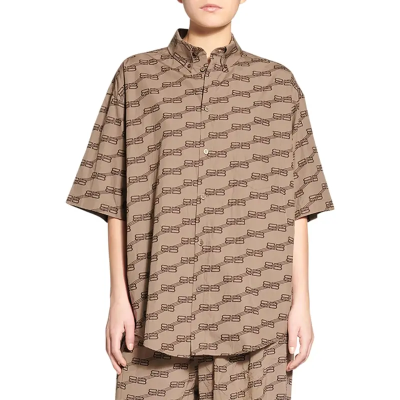 Balenciaga Shirt, Regular Fit Women's Brown-2