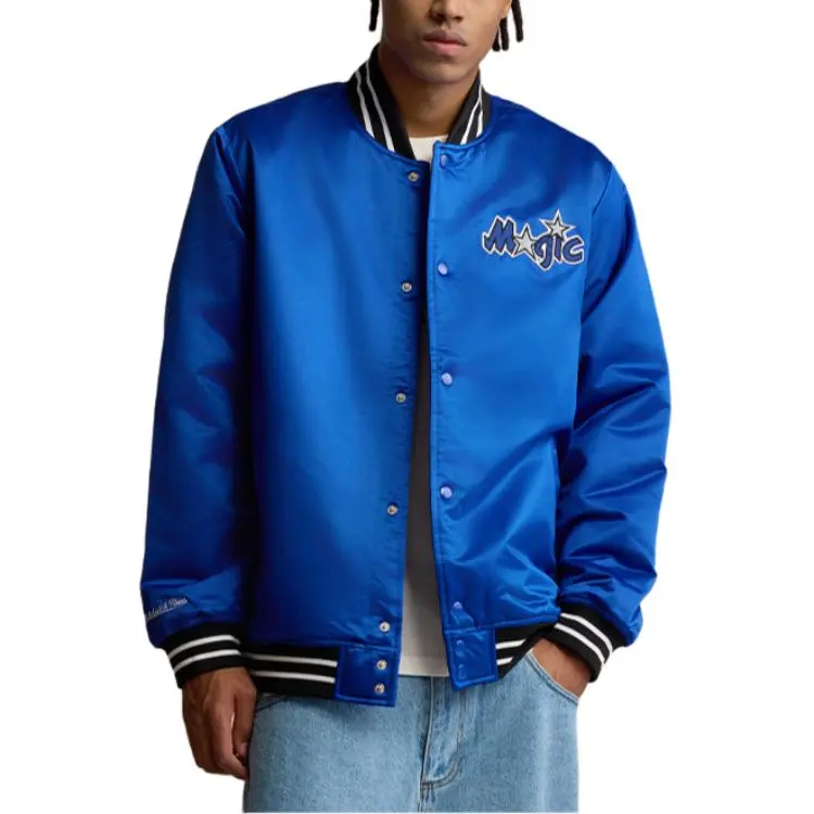 Mitchell Ness Baseball Jerseys Unisex Blue-2