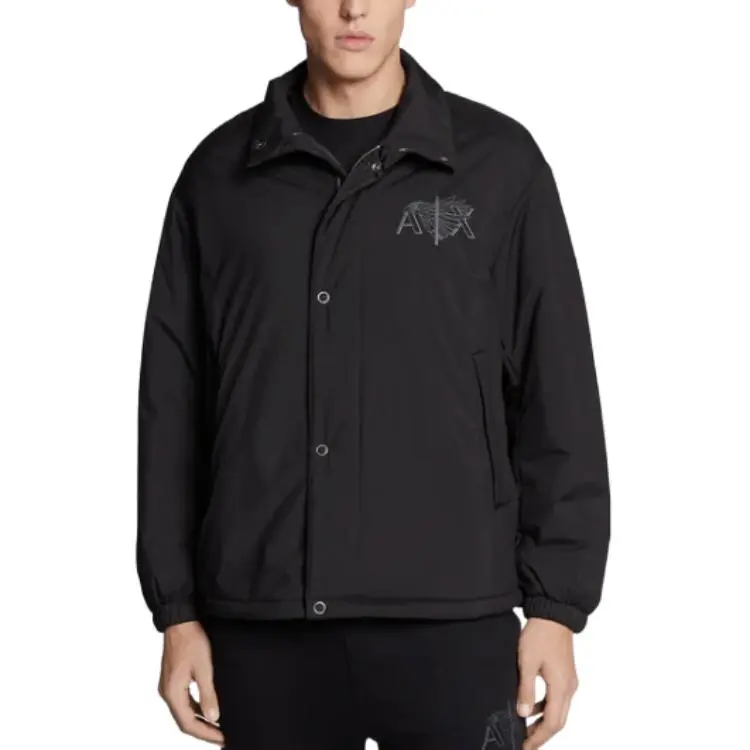 ARMANI EXCHANGEAE FW22 Parka Coat Men's Black-3