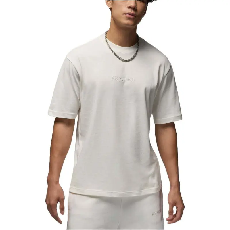 Jordan Wordmark T Shirt Men's White-3