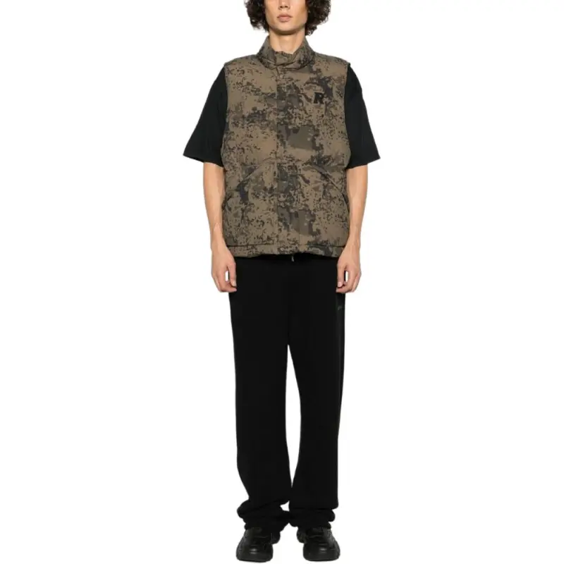 REPRESENT Camouflage print Puffer Gilet-2