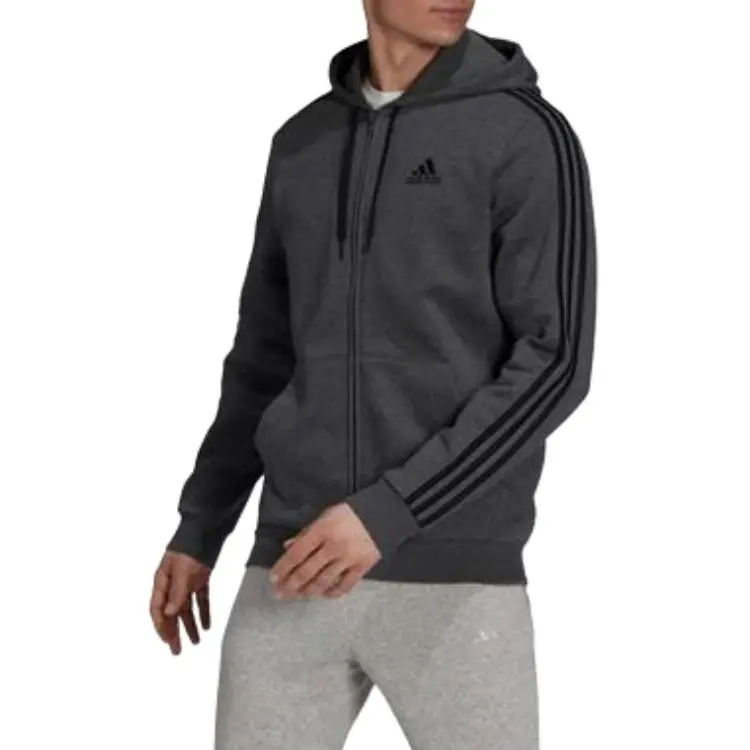Adidas Free Shipping With AdiClub Essentials Fleece 3-Stripes Hoodie-1