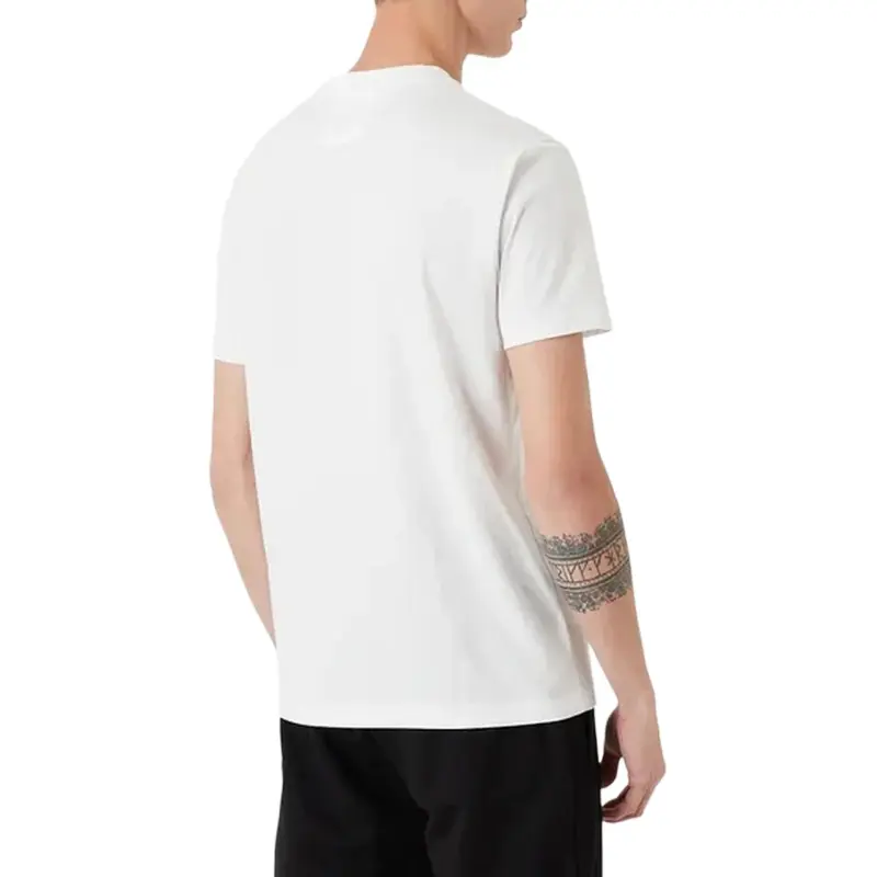 EMPORIO ARMANI Logo print Cotton T shirt-2