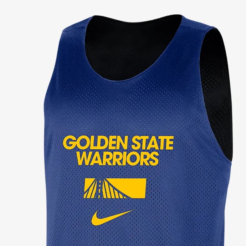 Nike Golden State Warriors Courtside Men's Nike Nba Mesh Practice Jersey-3