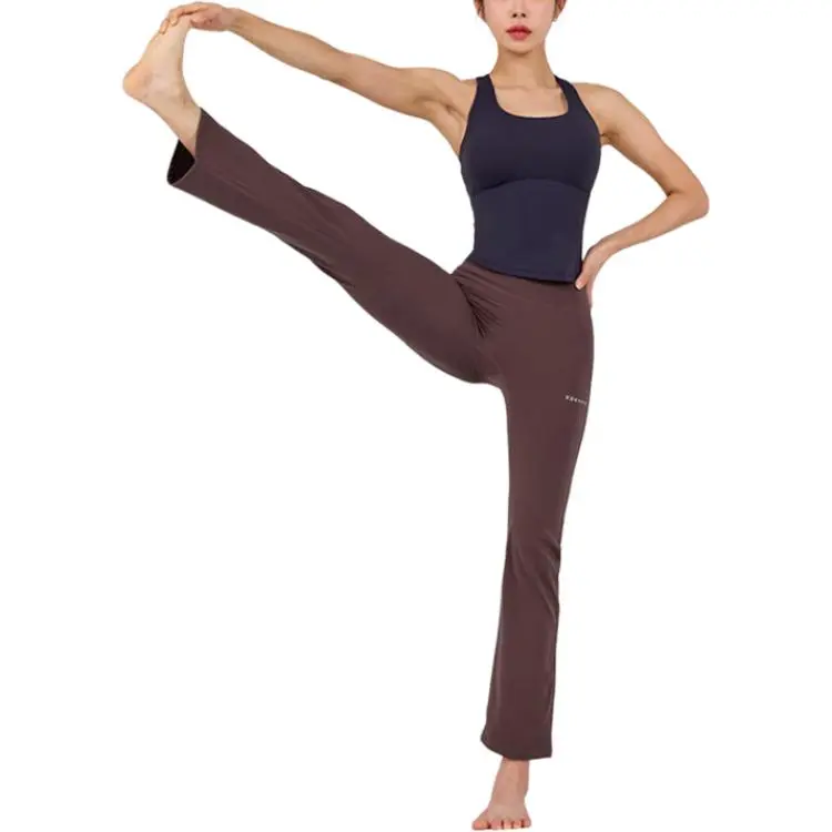XEXYMIX Yoga Pants Women's Burgundy-1