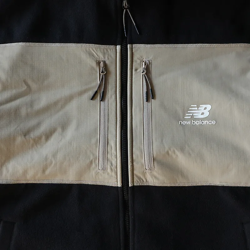 New Balance Velvet Jackets Unisex Black-5