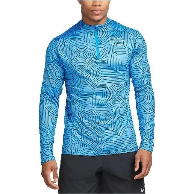 Nike T Shirts Men Lake Blue-2