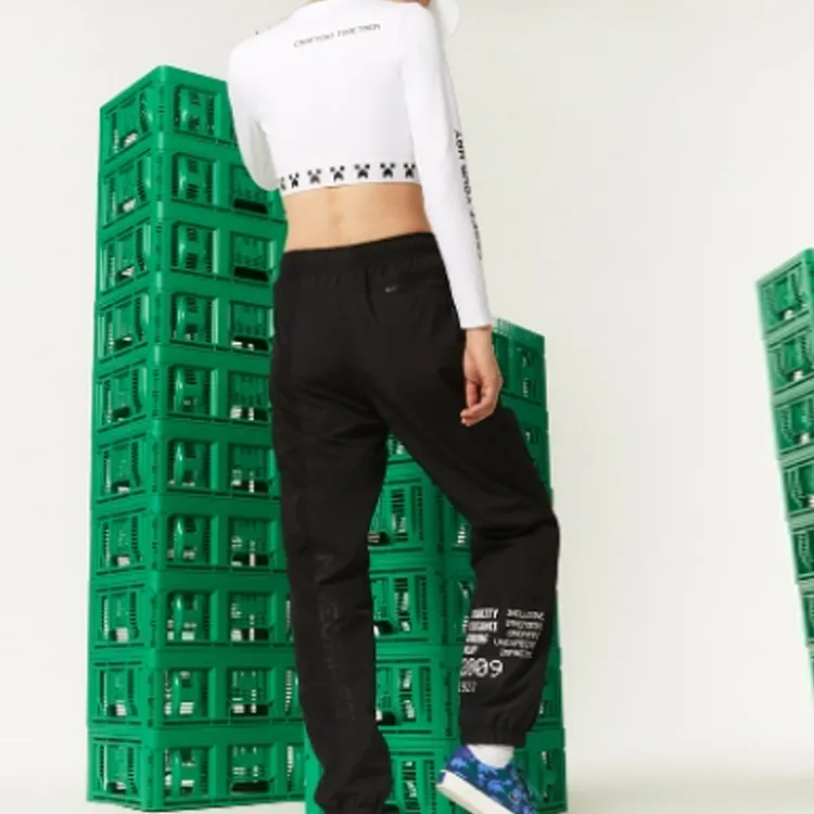 LACOSTE Casual Pants Unisex White-3