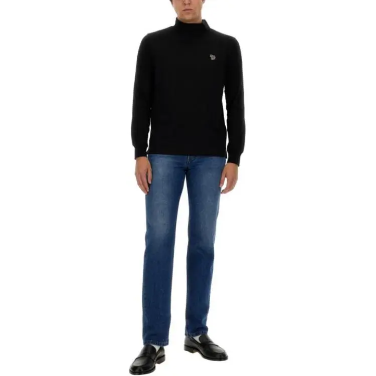 PS By Paul Smith Zebra Patch Turtleneck Knit Jumper-2