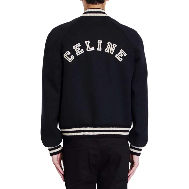 CELINE Teddy Jacket In Textured Wool-3