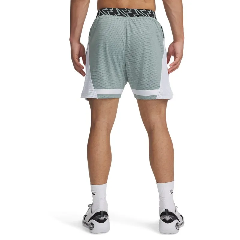 Under Armour Curry Casual Shorts Men's Lime Green-2