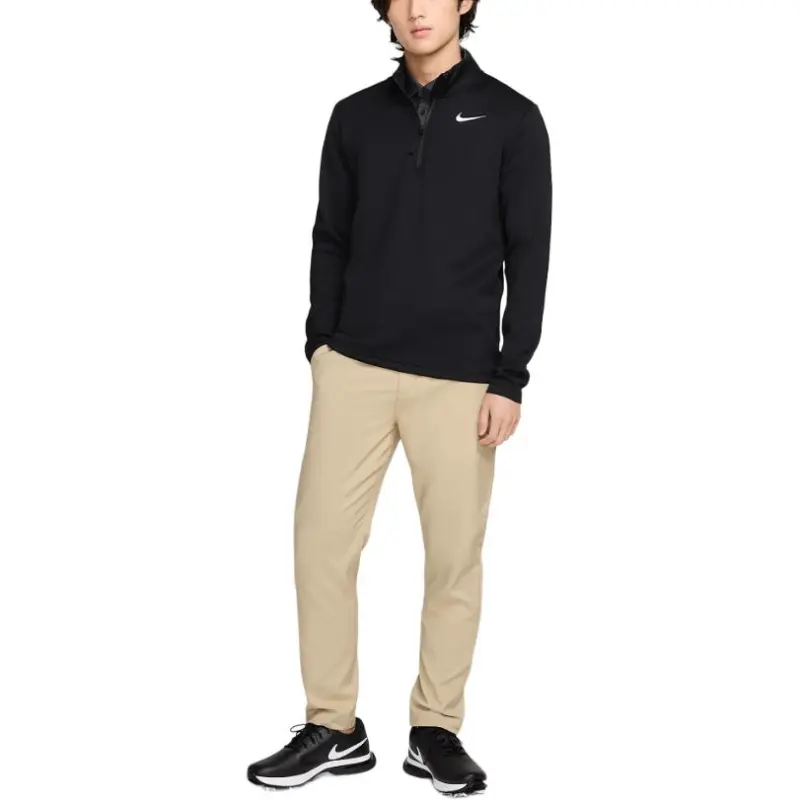 Nike VictoryDri Fit Therma Fle T Shirt Men's Black/Black/White-2