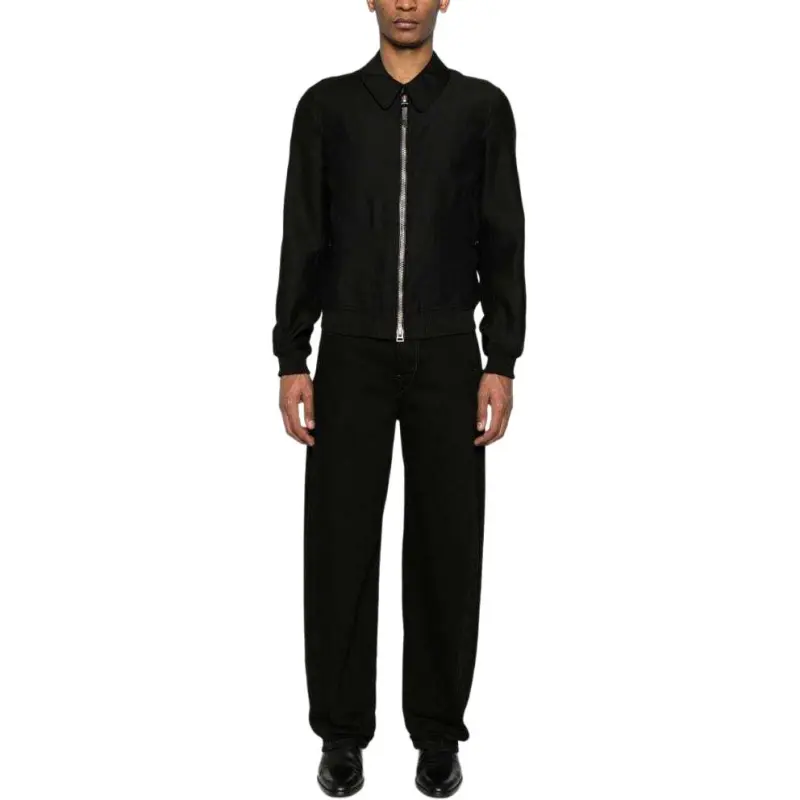 TOM FORD Wool Felt Bomber Jacket-4