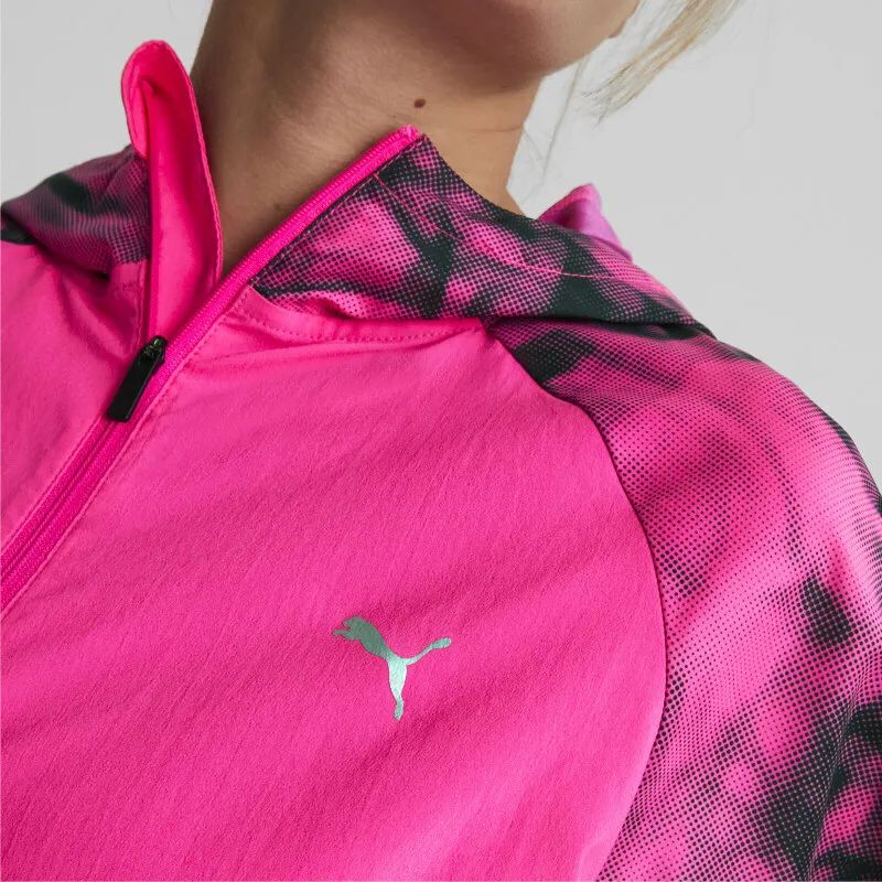 PUMA X DUVIN RUN AOP FAVORITE WOVEN JACKET Women's Pink-4