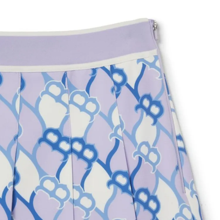 MLB Casual Short Skirts Women's Purple-2