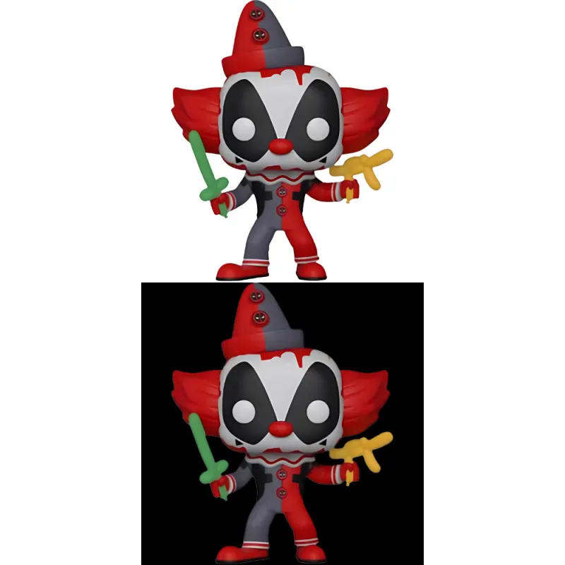 Funko FUNKO POP Deadpool 2 Joker Edition Deadpool Chibi Figures-1