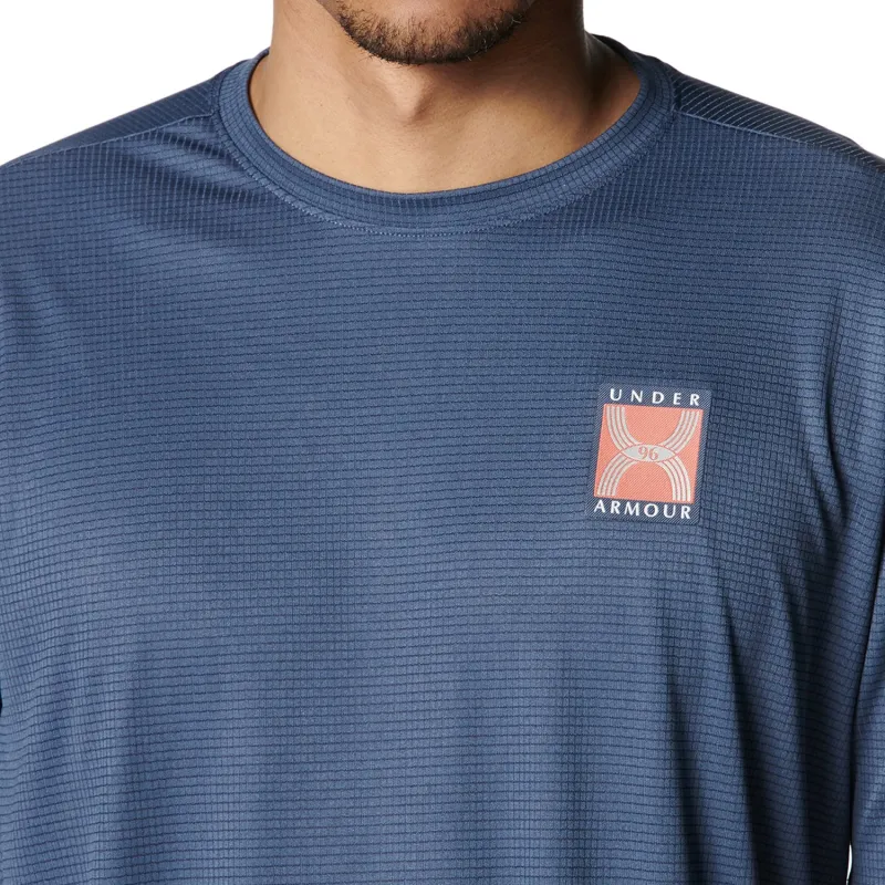 Under Armour Run 96 Stride T Shirt Men's Gray 044-3