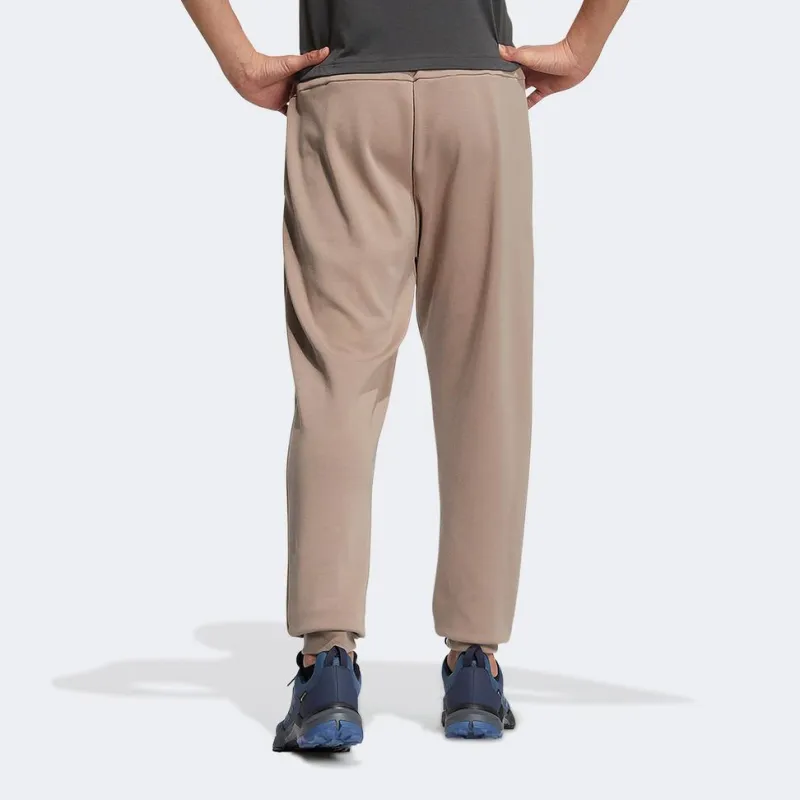 Adidas Knitted Sweatpants Men Pink Brown-3