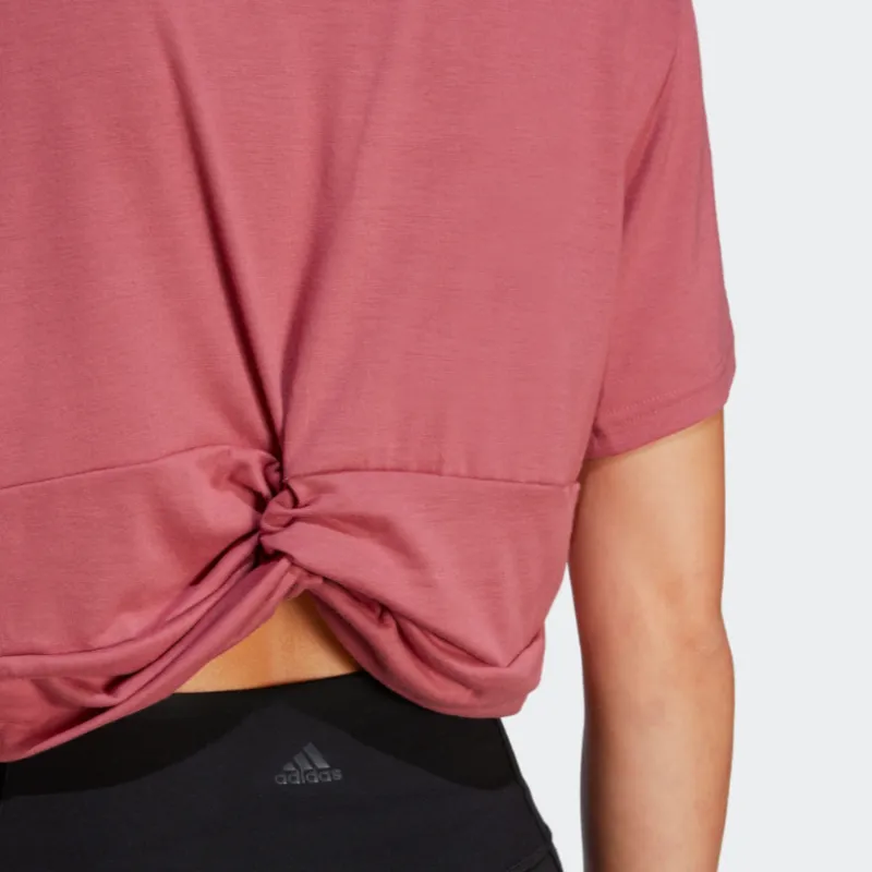 Adidas Crop Tops Women's Stratum Pink-5