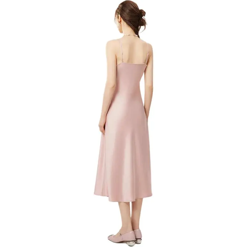 Love To Serve Slip Dress Women's Pink-1