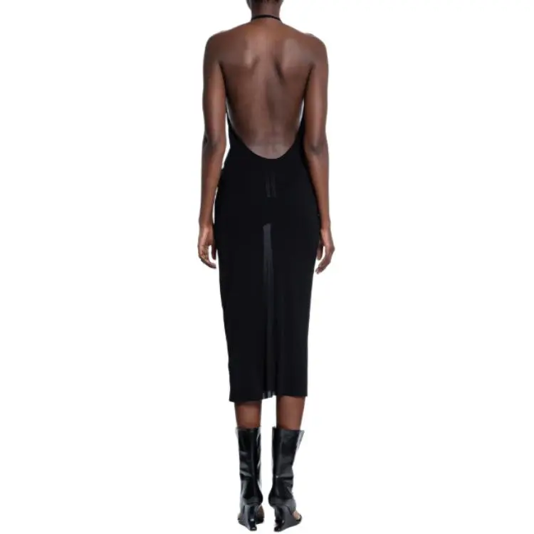 RICK OWENS/RO Slip Dresses Women's Black-4