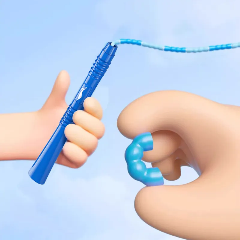 LiNing Group Activity Non Countable Jump Ropes Adults Twine Material, PU Handle Material, ABS 5m Blue-2