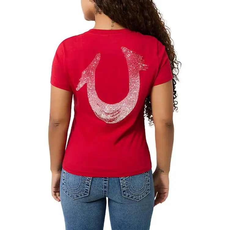 TRUE RELIGION T Shirt Women's Red-1
