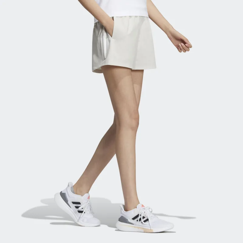 Adidas Casual Shorts Women's Light Gray-2