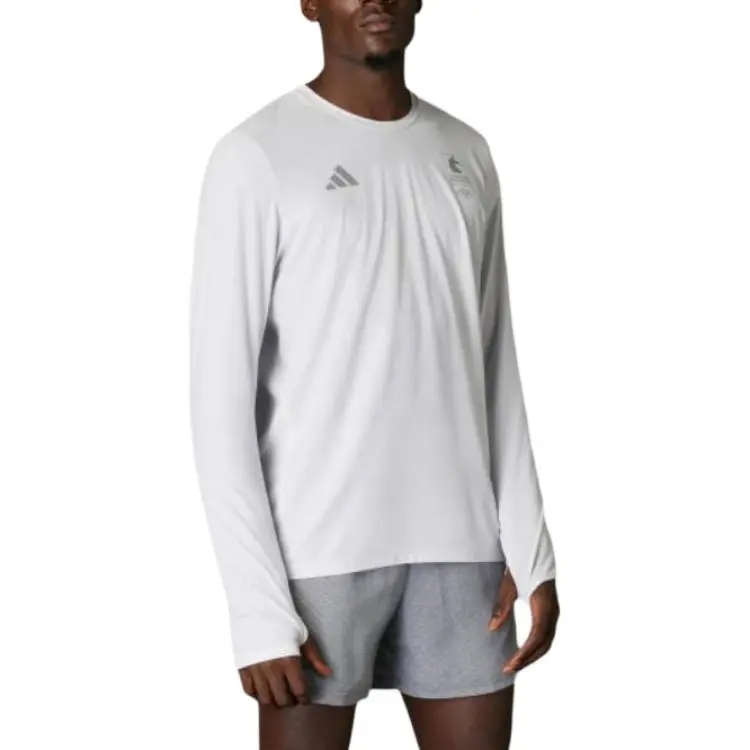 Adidas Free Shipping With AdiClub Boston Marathon® 2025 Own The Run Long Sleeve Tee-1