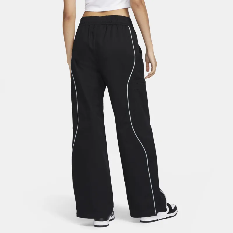 【NIKE】送料・関税込 NSW High Waisted Woven Pants FN1950-010 Nike Sportswear Women's High-Waisted Woven Pants Black - POIZON