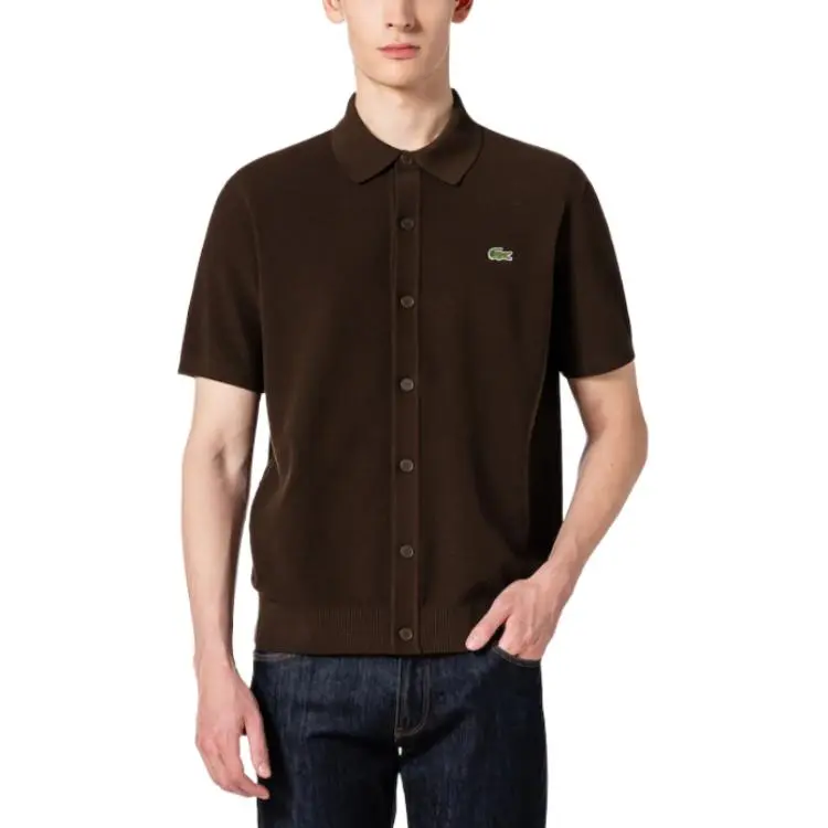 LACOSTE Knitwear Men Brown-1