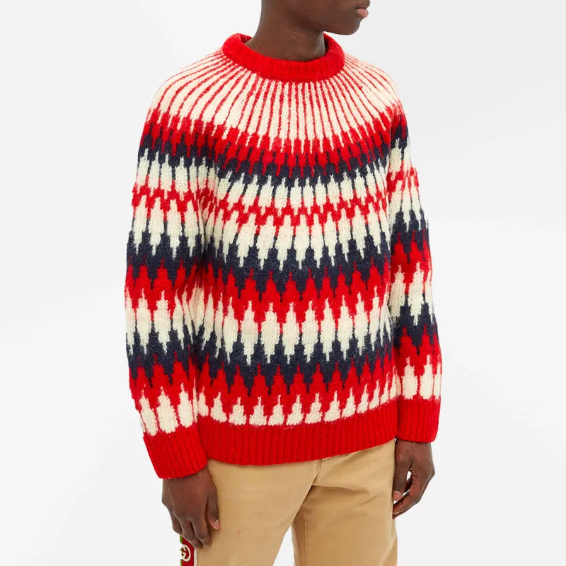 GUCCI Sweaters Men Red-2