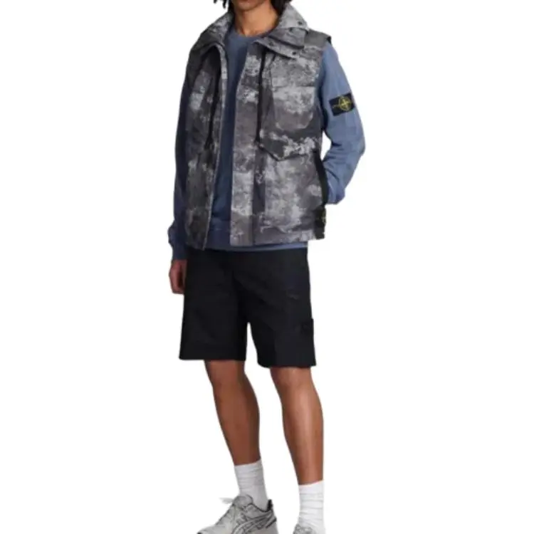 STONE ISLAND Camouflage Printed Sleeveless Gilet-4